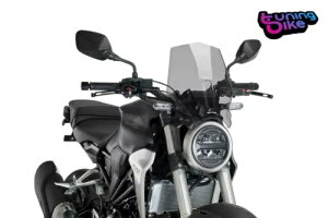 PUIG XN[ lCLbh N.G. SPORT HONDA CB300R NEO SPORTS CAFE 2021 CgX[N PUIG SCREEN NAKED N.G. SPORT HONDA CB300R NEO SPORTS CAFE 2021 LIGHT SMOKE