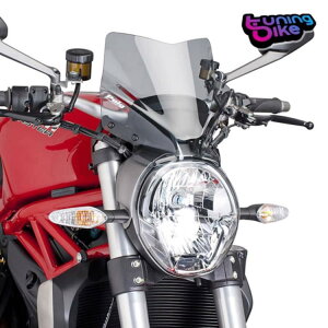 PUIG tgKX lCLbh N.G.X|[ct@[ hDJeB X^[ 1200/S 2015 g[- PUIG WINDSHIELD NAKED N.G. SPORT FUR DUCATI MONSTER 1200/S 2015 TONED-