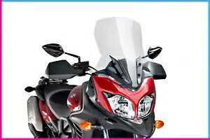 PUIG c[O XN[ XYL DL650A V-STROM 2012 NA PUIG TOURING SCREEN FOR SUZUKI DL650A V-STROM 2012 CLEAR