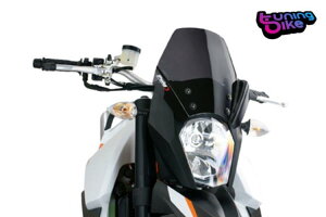 PUIG �t�����g�K���X �l�C�L�b�h N.G. SPORT FOR KTM 990 SUPERMOTO R 2012 �����g�[�� - PUIG WINDSHIELD NAKED N.G. SPORT FOR KTM 990 SUPERMOTO R 2012 STRONG TONE- �y���s�A���i�z