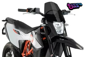 PUIG �X�N���[�� �l�C�L�b�h N.G.�X�|�[�c KTM 690 �G���f���[�� R 19-22 �_�[�N�X���[�N PUIG SCREEN NAKED N.G. SPORT KTM 690 ENDURO R 19-22 DARK SMOKE �y���s�A���i�z