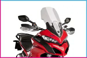 PUIG �c�[�����O �X�N���[�� �h�D�J�e�B �����e�B�X�g���[�_ �G���f���[�� �v�� 2017 �N���A PUIG TOURING SCREEN DUCATI MULTISTRADA ENDURO PRO 2017 CLEAR �y���s�A���i�z