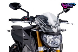 PUIG フロントガラス ネイキッド N.G. 2014 スポーツファー ヤマハ MT-09 クリア- PUIG WINDSHIELD NAKED N.G. 2014 SPORT FUR YAMAHA MT-09 CLEAR-