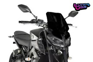 PUIG EBhXN[ lCLbh N.G.c[O }n MT-09 2018 ubN- PUIG WINDSCREEN NAKED N.G. TOURING FOR YAMAHA MT-09 2018 BLACK-
