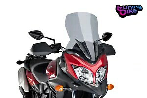 PUIG c[OfBXN XYL DL650A V-STROM 2015 X[NO[- PUIG TOURING DISC FOR SUZUKI DL650A V-STROM 2015 SMOKE GRAY-