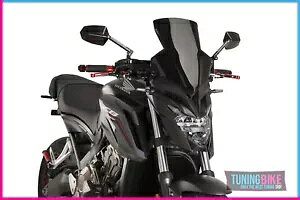PUIG tgKX lCLbh N.G.X|[c tH[ z_ CB650F 2015 ubN- PUIG WINDSHIELD NAKED N.G. SPORT FOR HONDA CB650F 2015 BLACK-