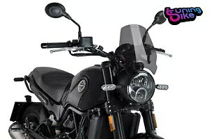 PUIG �X�N���[�� �l�C�L�b�h N.G.�X�|�[�c �x�l�� ���I���`�[�m �g���C�� 2022 �_�[�N�X���[�N PUIG SCREEN NAKED N.G. SPORT BENELLI LEONCINO TRAIL 2022 DARK SMOKE �y���s�A���i�z