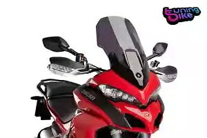 PUIG �c�[�����O �X�N���[�� �h�D�J�e�B �����e�B�X�g���[�_ 1260 �G���f���[�� 19-21 �_�[�N�X���[�N PUIG TOURING SCREEN DUCATI MULTISTRADA 1260 ENDURO 19-21 DARK SMOKE �y���s�A���i�z