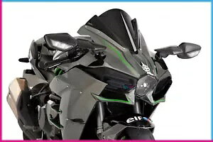 PUIG [VO XN[ JTL jW H2 J[{ 2017 ubNB PUIG RACING SCREEN FOR KAWASAKI NINJA H2 CARBON 2017 BLACK .