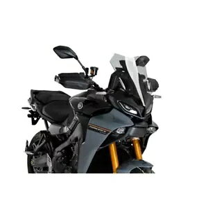PUIG �X�|�[�c�X�N���[�� ���}�n �g���[�T�[ 9 900 GT 2021 - 2024 ���C�g�X���[�N 21967H PUIG SPORT SCREEN FOR YAMAHA TRACER 9 900 GT 2021 - 2024 LIGHT SMOKE 21967H �y���s�A���i�z