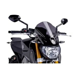 v[CO lCLbh N.G.}n MT-09 850 2013 - 2016 _[NX[N 6861F pc[OXN[ PUIG NAKED N.G. TOURING SCREEN FOR YAMAHA MT-09 850 2013 - 2016 DARK SMOKE 6861F