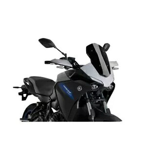 PUIG �X�|�[�c �X�N���[�� ���}�n �g���[�T�[ 700 GT 2020 �u���b�N 20433N �ɑΉ� PUIG SPORT SCREEN COMPATIBLE FOR YAMAHA TRACER 700 GT 2020 BLACK 20433N �y���s�A���i�z