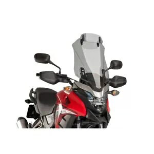 PUIG c[OfBtN^[XN[ z_ CB 500 X 2016 - 2018 CgX[N 8902H PUIG TOURING-DEFLECTOR SCREEN FOR HONDA CB 500 X 2016 - 2018 LIGHT SMOKE 8902H
