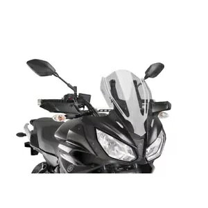 PUIG Z-レーシング スクリーン ヤマハ トレーサー 700 GT 2019 ライトスモーク 9211H に対応 PUIG Z-RACING SCREEN COMPATIBLE FOR YAMAHA TRACER 700 GT 2019 LIGHT SMOKE 9211H