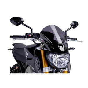 Puig XN[ }n MT-09 850 X|[cgbJ[ 2013 - 2016 _[NX[N 6861F PUIG SCREEN FOR YAMAHA MT-09 850 SPORT TRACKER 2013 - 2016 DARK SMOKE 6861F