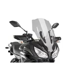 ���}�n �g���[�T�[ 700 2018 - 2019 �p�t�����g�K���X �c�[�����O Puig �X���[�N�O���[ 9212H- WINDSHIELD TOURING PUIG FOR YAMAHA TRACER 700 2018 - 2019 SMOKE GRAY 9212H- �y���s�A���i�z