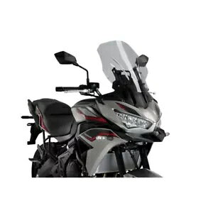PUIG c[O XN[ JTL FVX 650 2022 - 2023 CgX[N 21260H PUIG TOURING SCREEN FOR KAWASAKI VERSYS 650 2022 - 2023 LIGHT SMOKE 21260H