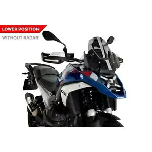 PUIG SPORT ���[�_�[�X�N���[���Ȃ� BMW R 1300 GS �g���t�B�[ 2023 - 2024 ���C�g�X���[�N PUIG SPORT NO RADAR SCREEN FOR BMW R 1300 GS TROPHY 2023 - 2024 LIGHT SMOKE �y���s�A���i�z