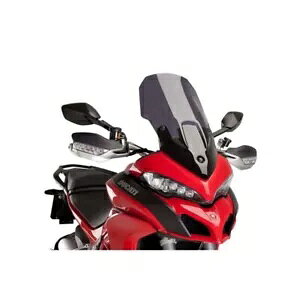 �t�����g�K���X �c�[�����O Puig �h�D�J�e�B �����e�B�X�g���[�_ 1200/S 2015 - 2017 �_�[�N 7623F- WINDSHIELD TOURING PUIG FOR DUCATI MULTISTRADA 1200/S 2015 - 2017 DARK 7623F- �y���s�A���i�z