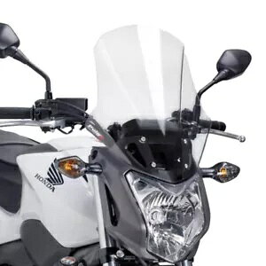 PUIG �c�[�����O �v���X �X�N���[�� �z���_ NC 700 S 2012 - 2013 �N���A 6361W �ɑΉ� PUIG TOURING PLUS SCREEN COMPATIBLE FOR HONDA NC 700 S 2012 - 2013 CLEAR 6361W �y���s�A���i�z