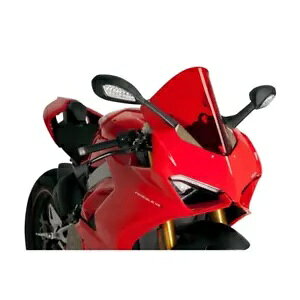PUIG R ���[�T�[ �X�N���[�� �h�D�J�e�B �p�j�K�[�� V4 1100 S 2018 - 2019 ���b�h 9690R PUIG R-RACER SCREEN FOR DUCATI PANIGALE V4 1100 S 2018 - 2019 RED 9690R �y���s�A���i�z