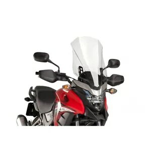 �t�����g�K���X �c�[�����O Puig �݊������� �z���_ CB 500 X 2022 - 2023 �N���A 8901W- WINDSHIELD TOURING PUIG COMPATIBLE FOR HONDA CB 500 X 2022 - 2023 CLEAR 8901W-
