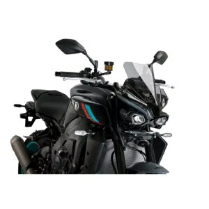 Puig ネイキッド スポーツ スクリーン ヤマハ MT-10 1000 2022 - 2023 ライトスモーク 21361H PUIG NAKED SPORT SCREEN FOR YAMAHA MT-10 1000 2022 - 2023 LIGHT SMOKE 21361H