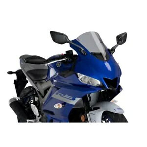 PUIG R-���[�T�[ �X�N���[�� ���}�n YZF-R3 300 2019 - 2023 ���C�g�X���[�N 3737H PUIG R-RACER SCREEN FOR YAMAHA YZF-R3 300 2019 - 2023 LIGHT SMOKE 3737H �y���s�A���i�z