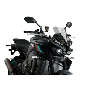 Puig lCLbh X|[c XN[ }n MT-10 1000 2022 - 2023 CgX[N 21361H PUIG NAKED SPORT SCREEN FOR YAMAHA MT-10 1000 2022 - 2023 LIGHT SMOKE 21361H