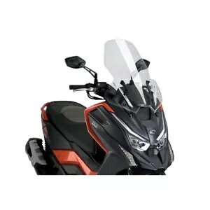 PUIG V-TECH ���C�� �c�[�����O �X�N���[�� KYMCO DTX 360 2022 �Ή� �N���A 21149W PUIG V-TECH LINE TOURING SCREEN COMPATIBLE FOR KYMCO DTX 360 2022 CLEAR 21149W �y���s�A���i�z