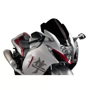 PUIG Z-���[�V���O �X�N���[�� �X�Y�L GSX-R 1300 �� 2021 - 2023 �u���b�N 21138N PUIG Z-RACING SCREEN FOR SUZUKI GSX-R 1300 HAYABUSA 2021 - 2023 BLACK 21138N �y���s�A���i�z