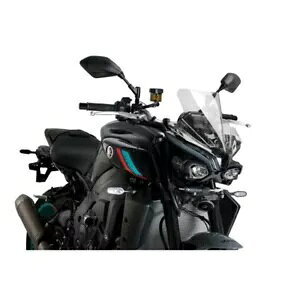 v[CO lCLbh N.G.X|[cXN[ }n MT-10 1000 2022 - 2023 NA 21361W PUIG NAKED N.G. SPORT SCREEN FOR YAMAHA MT-10 1000 2022 - 2023 CLEAR 21361W
