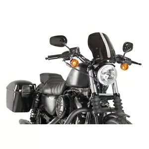 PUIG XN[ n[[_rbh\ X|[cX^[ 883 ACA 2009 - 2012 ubN 9283N PUIG SCREEN FOR HARLEY DAVIDSON SPORTSTER 883 IRON 2009 - 2012 BLACK 9283N