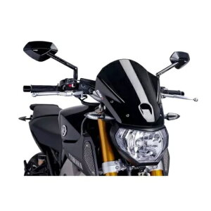 v[CO lCLbh N.G.c[OXN[ }n MT-09 850 2013 - 2016 ubN 6861N PUIG NAKED N.G. TOURING SCREEN FOR YAMAHA MT-09 850 2013 - 2016 BLACK 6861N