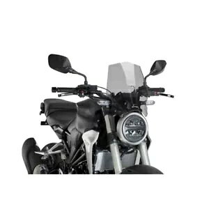 tgKX Puig z_ CB 300 R lIX|[cJtF 2018 - 2023 X[NO[ 9734H- WINDSHIELD PUIG FOR HONDA CB 300 R NEO SPORTS CAFE 2018 - 2023 SMOKE GRAY 9734H-