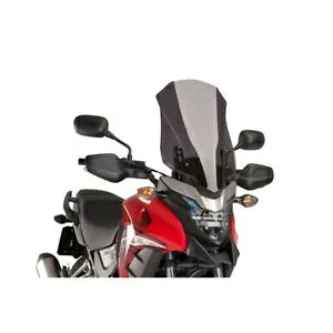 PUIG �c�[�����O �X�N���[�� �z���_ CB 500 X 2016 - 2018 �_�[�N�X���[�N 8901F �ɑΉ� PUIG TOURING SCREEN COMPATIBLE FOR HONDA CB 500 X 2016 - 2018 DARK SMOKE 8901F