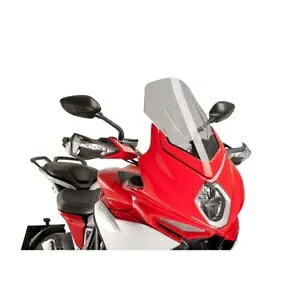 �t�����g�K���X Puig MV �A�O�X�^ �c�[���X�� FAST 800/LUSSO 2014 - 2023 �X���[�N 7017H- WINDSHIELD PUIG FOR MV AGUSTA TURISMO FAST 800/LUSSO 2014 - 2023 SMOKE 7017H- �y���s�A���i�z