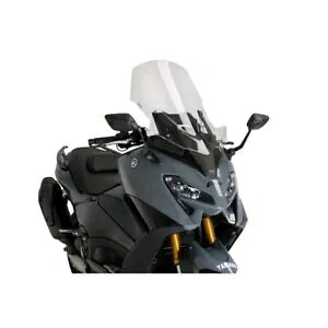 PUIG V-TECH c[OXN[ }n T-MAX 560 DX/SX 2022 - 2023 NA 21270W PUIG V-TECH TOURING SCREEN FOR YAMAHA T-MAX 560 DX/SX 2022 - 2023 CLEAR 21270W