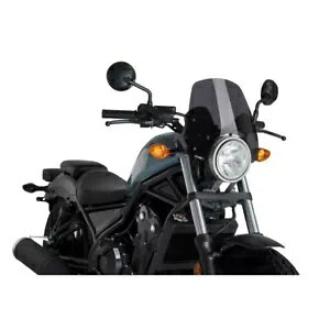 PUIG lCLbh X|[c XN[ z_ x CMX500 S 2020 - 2022 _[NX[N 3829F PUIG NAKED SPORT SCREEN FOR HONDA REBEL CMX500 S 2020 - 2022 DARK SMOKE 3829F