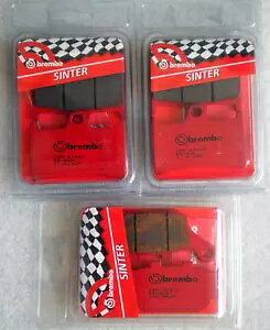 Brembo tg/A u[L pbh Zbg ݊ }n YZF R1 1000 2004 - 2006 BREMBO FRONT / REAR BRAKE PADS SET COMPATIBLE FOR YAMAHA YZF R1 1000 2004 - 2006