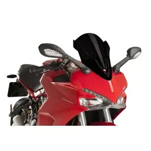 PUIG Z-[VO XN[ hDJeB X[p[X|[c 950/S 2021 - 2023 ubN 9434N PUIG Z-RACING SCREEN FOR DUCATI SUPERSPORT 950/S 2021 - 2023 BLACK 9434N