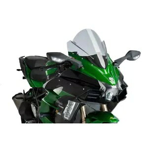 PUIG Z-[VO XN[ JTL jW 1000 H2 SX 2020 - 2023 CgX[N 9704H PUIG Z-RACING SCREEN FOR KAWASAKI NINJA 1000 H2 SX 2020 - 2023 LIGHT SMOKE 9704H