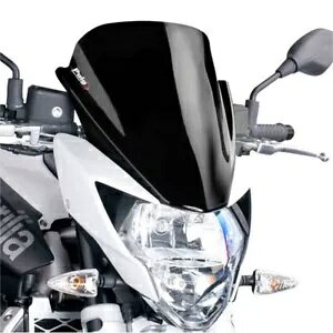 PUIG Z-レーシング スクリーン アプリリア シバー 750/GT 2007 - 2016 ブラック 5249N PUIG Z-RACING SCREEN FOR APRILIA SHIVER 750/GT 2007 - 2016 BLACK 5249N