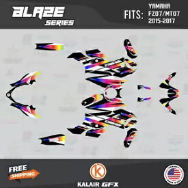 ヤマハ FZ-07 MT-07 (2015-2017) ブレイズ - レインボー用グラフィックスキット Graphics Kit for YAMAHA FZ-07 MT-07 (2015-2017) Blaze - Rainbow
