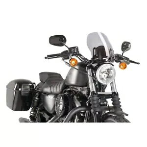tgKX Puig n[[_rbh\X|[cX^[ 883 ACA 2009 - 2012 X[N 9283H- WINDSHIELD PUIG FOR HARLEY DAVIDSON SPORTSTER 883 IRON 2009 - 2012 SMOKE 9283H-