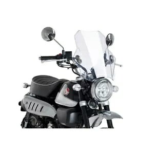 Puig ���j�o�[�T�� �o�b�g �X�N���[�� KYMCO CK1 125 2015 - 2020 �N���A 8088W �ɑΉ� PUIG UNIVERSAL BAT SCREEN COMPATIBLE FOR KYMCO CK1 125 2015 - 2020 CLEAR 8088W �y���s�A���i�z
