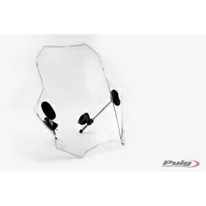 Puig ���j�o�[�T���o�b�g�X�N���[�� DUCATI DIAVEL 1200 2011 - 2013 �N���A 8088W PUIG UNIVERSAL BAT SCREEN FOR DUCATI DIAVEL 1200 2011 - 2013 CLEAR 8088W �y���s�A���i�z