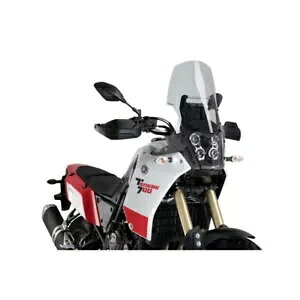 PUIG �X�N���[�� ���}�n �e�l�� 700 ���[���h ���C�h 2022 - 2023 ���C�g�X���[�N 3727H PUIG SCREEN FOR YAMAHA TENERE 700 WORLD RAID 2022 - 2023 LIGHT SMOKE 3727H �y���s�A���i�z