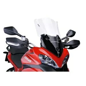 PUIG �c�[�����O �v���X �X�N���[�� �h�D�J�e�B �����e�B�X�g���[�_ 1200/S 2010 - 2012 �N���A 5250W PUIG TOURING PLUS SCREEN FOR DUCATI MULTISTRADA 1200/S 2010 - 2012 CLEAR 5250W �y���s�A���i�z