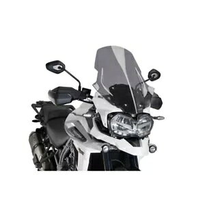 �t�����g�K���X �c�[�����O Puig �g���C�A���t �^�C�K�[ 1200 �A���p�C�� 2021 �_�[�N 9613F- WINDSHIELD TOURING PUIG FOR TRIUMPH TIGER 1200 ALPINE 2021 DARK 9613F- �y���s�A���i�z